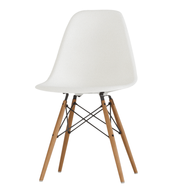 White Eames chair