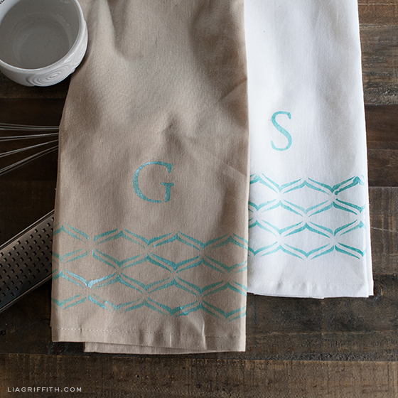 MonogrammedKitchenTowels