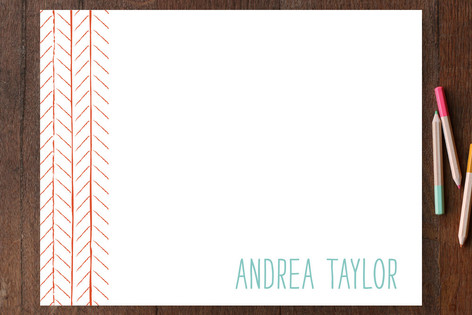 Personalised stationary from Minted