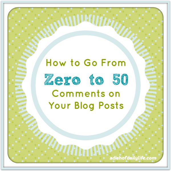 zero to fifty blog posts