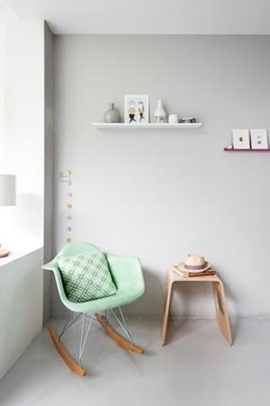 Mint green chair