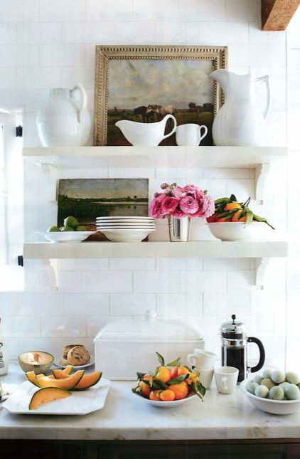 Kitchen shelves