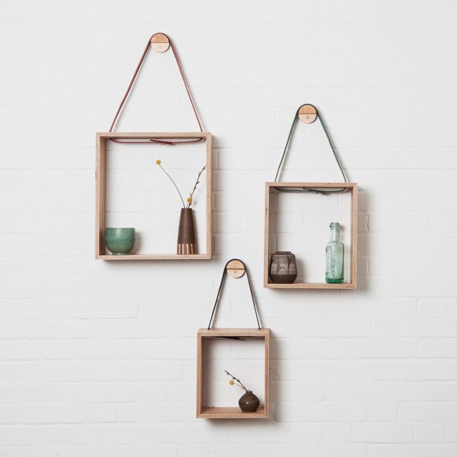 Hanging shelves